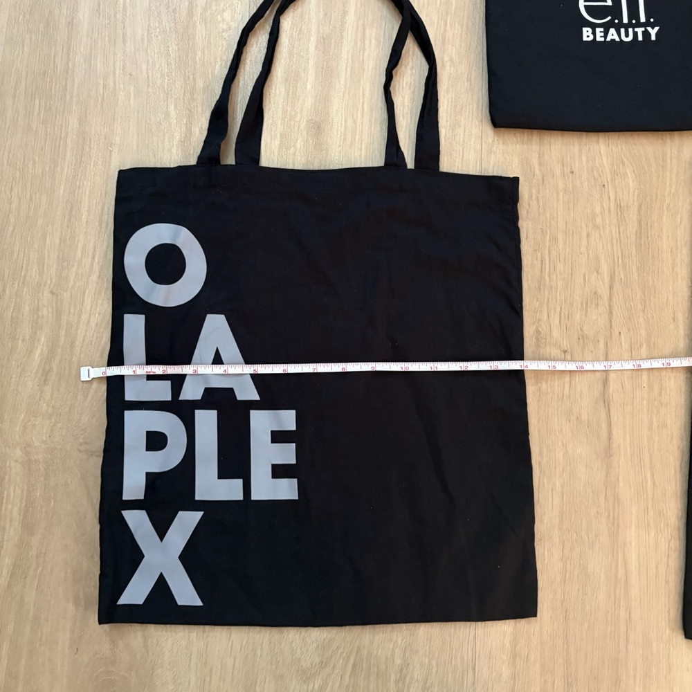 OLAPLEX Black and Gray Tote Bag